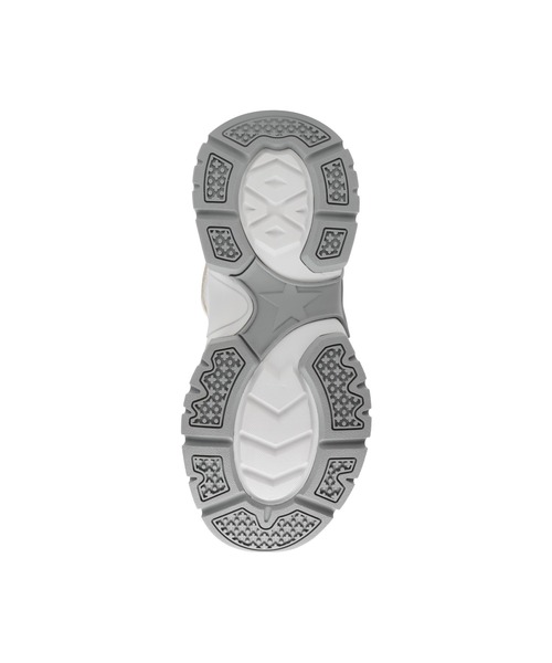 STEVE MADDEN（スティーブマデン）の「グラフィカルソールスニーカー/S.MADDEN ANIMATES-VA（スニーカー・レディース・ホワイト×グレー・22.5cm/23.0cm/23.5cm/23.5-24/24.0cm/24.5cm/25.0cm）」の6枚目の写真