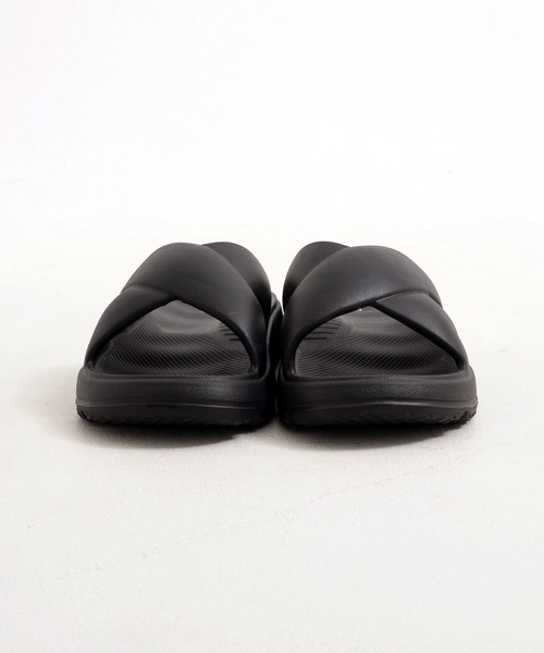 MEI（メイ）の「【MEI メイ】CROSS BELT SANDAL クロスベルトサンダル 軽量 厚底 EVAソール / Men’s（サンダル・メンズ・ブラック・L/M/S）」の6枚目の写真