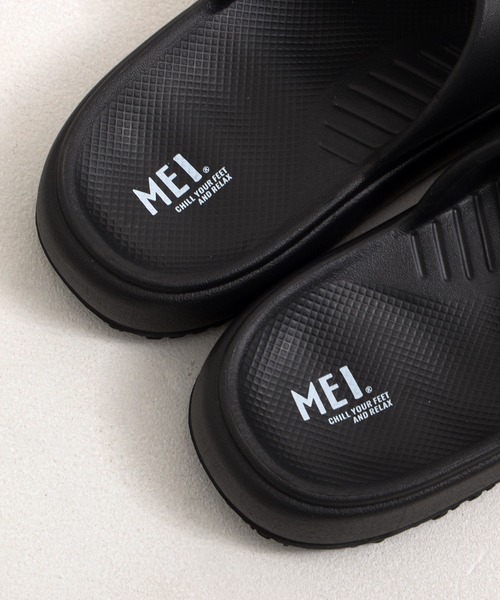 MEI（メイ）の「【MEI メイ】CROSS BELT SANDAL クロスベルトサンダル 軽量 厚底 EVAソール / Men’s（サンダル・メンズ・ブラック・L/M/S）」の10枚目の写真