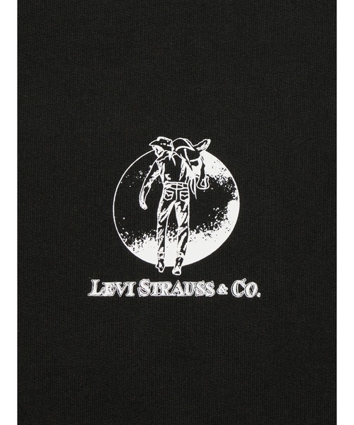 Levi's(リーバイス)の「Levi's/リーバイス リラックス グラフィック クルーネック スウェット(スウェット・メンズ・ブラック・S/M/L/XL)」の8枚目の写真