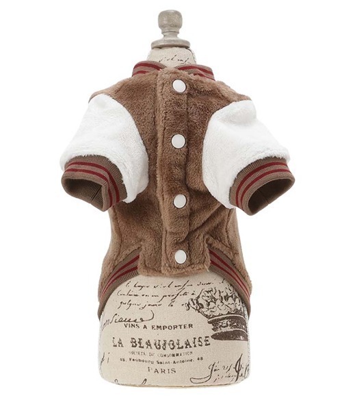 XLARGE（エクストララージ）の「XLARGE/OGボアスタジャン（ペットウェア・メンズ・パープル/ベージュ・XS/S/M/L/2L/3L）」の5枚目の写真