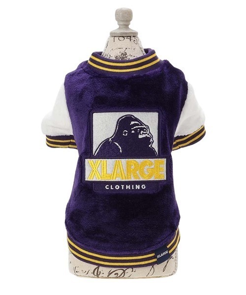 XLARGE（エクストララージ）の「XLARGE/OGボアスタジャン（ペットウェア・メンズ・パープル/ベージュ・XS/S/M/L/2L/3L）」の7枚目の写真