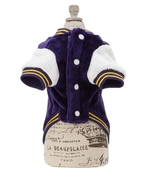 XLARGE（エクストララージ）の「XLARGE/OGボアスタジャン（ペットウェア・メンズ・パープル/ベージュ・XS/S/M/L/2L/3L）」の9枚目の写真