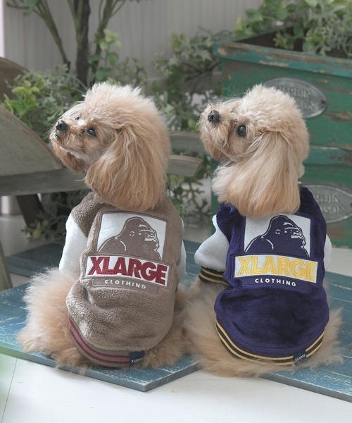 XLARGE（エクストララージ）の「XLARGE/OGボアスタジャン（ペットウェア・メンズ・パープル/ベージュ・XS/S/M/L/2L/3L）」の17枚目の写真