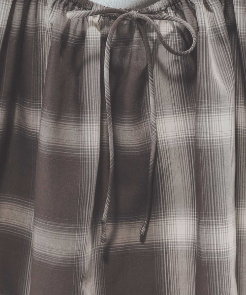 GLOBAL WORK（グローバルワーク）の「チェックビスチェ/579508（キャミソール・レディース・ブラウン系その他/ブラック系その他・FREE）」の18枚目の写真