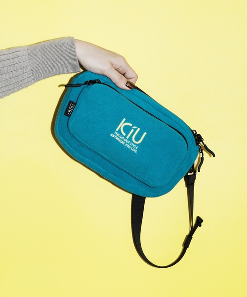 KiU（キウ）の「フリース 2WAYミニショルダーバッグ（ショルダーバッグ・レディース・ターコイズブルー/マジェンタ/ライトイエロー・FREE）」の2枚目の写真