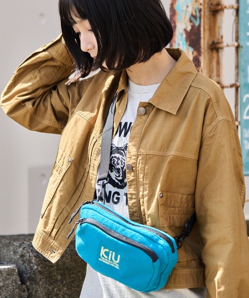 KiU（キウ）の「フリース 2WAYミニショルダーバッグ（ショルダーバッグ・レディース・ターコイズブルー/マジェンタ/ライトイエロー・FREE）」の7枚目の写真