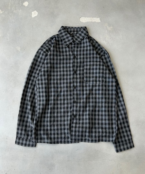 UNDERSTATEMENTs（アンダーステイトメント）の「【ユニセックス】ブロックチェックシャツ（シャツ/ブラウス・メンズ・ブラック・MEDIUM/LARGE）」の18枚目の写真