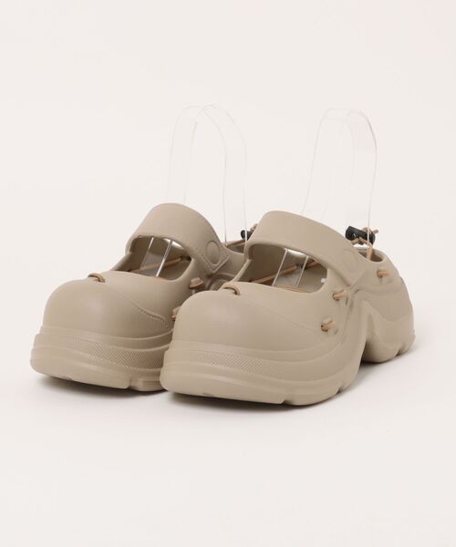 ammy.（エイミードット）の「【 ammy. / エイミードット 】 ボリュームソール クラッド トラック シューズ（スニーカー・レディース・ブラック/ベージュ・M/L/XL）」の8枚目の写真