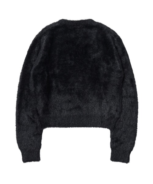 LOGO JACQUARD SHAGGY KNIT TOP（ニット/セーター）｜X-girl（エックス