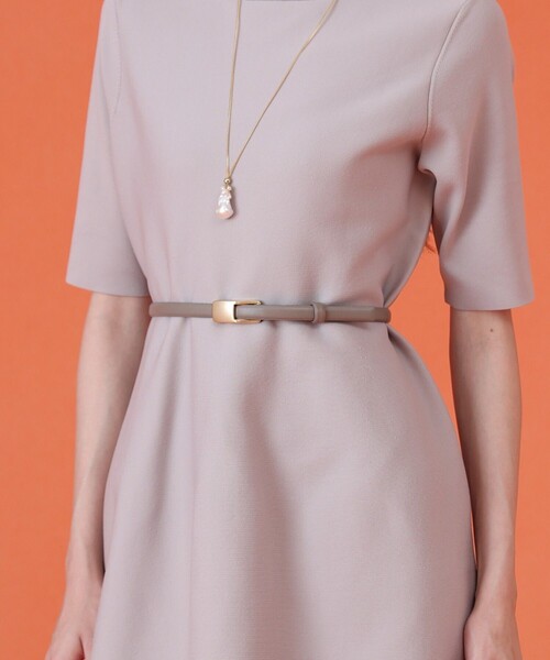 極美品 ANAYI アナイ ダブル バックル スライド ベルト ブラウン ダブルバックルスライドベルト | ANAYI/アナイ | 三越伊勢丹