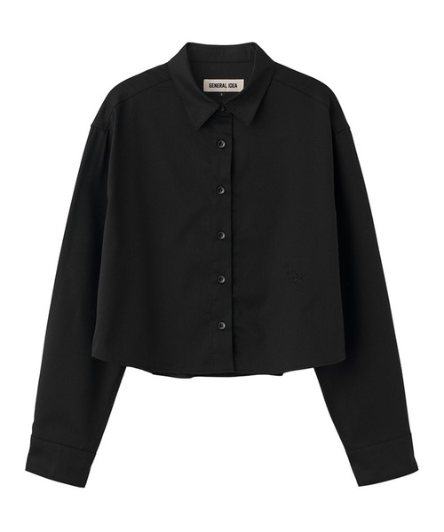 GENERAL IDEA(ジェネラルアイデア)の「GENERAL IDEA/ジェネラルアイディア wrinkle free semi crop easy shirts シャツ(シャツ/ブラウス・レディース・ブラック/ホワイト・S/M/L)」の14枚目の写真