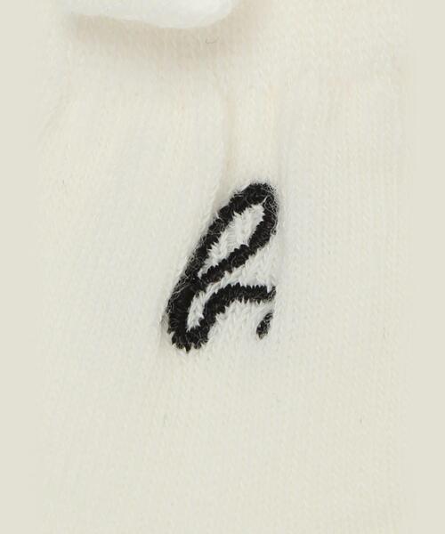 agnes b.（アニエスベー）の「ベビー ”b.” ロゴ  ソックス（ソックス/靴下・キッズ・ホワイト・1/2）」の5枚目の写真