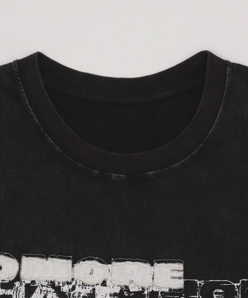 Figments(フィグメンツ)の「ロゴパッチビッグT(Tシャツ/カットソー・レディース・ホワイト/スミクロ・FREE)」の12枚目の写真