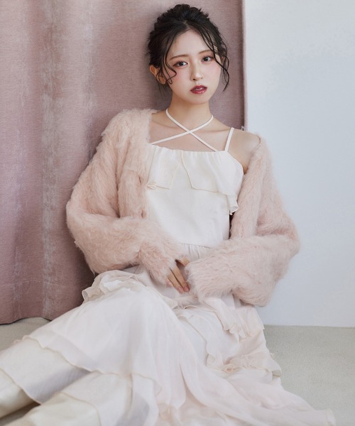 セール】【再入荷】メリーカールショートカーディガン（カーディガン