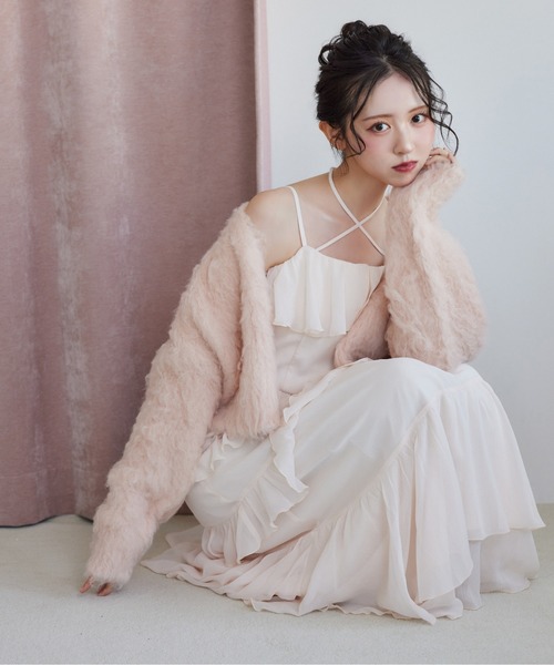 セール】【再入荷】メリーカールショートカーディガン（カーディガン