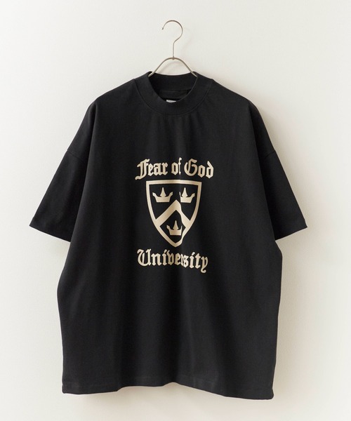 FOG ESSENTIALS（エフオージーエッセンシャルズ）の「FOG ESSENTIALS/エッセンシャルズ FOG 25SS UNIVERSITY HEAVY WEIGHT SS TEE Tシャツ（Tシャツ/カットソー・メンズ・ブラック/グレー・XL/L/M/S）」の3枚目の写真