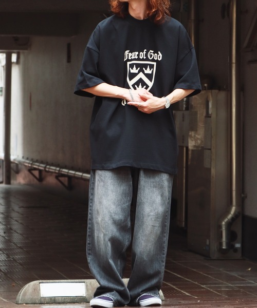 FOG ESSENTIALS（エフオージーエッセンシャルズ）の「FOG ESSENTIALS/エッセンシャルズ FOG 25SS UNIVERSITY HEAVY WEIGHT SS TEE Tシャツ（Tシャツ/カットソー・メンズ・ブラック/グレー・XL/L/M/S）」の8枚目の写真