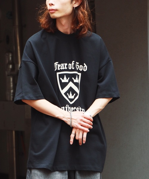 FOG ESSENTIALS（エフオージーエッセンシャルズ）の「FOG ESSENTIALS/エッセンシャルズ FOG 25SS UNIVERSITY HEAVY WEIGHT SS TEE Tシャツ（Tシャツ/カットソー・メンズ・ブラック/グレー・XL/L/M/S）」の6枚目の写真