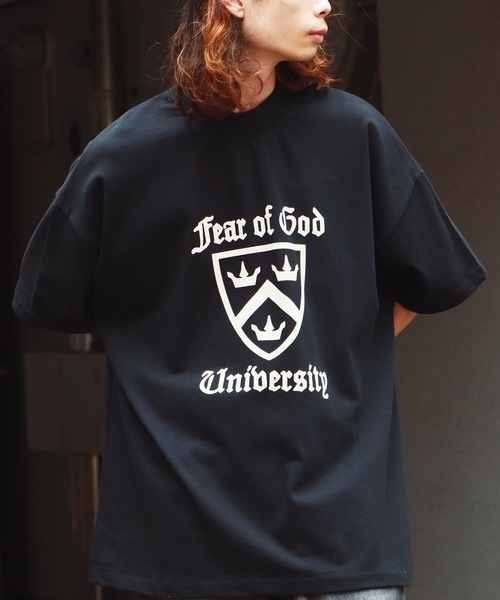 FOG ESSENTIALS（エフオージーエッセンシャルズ）の「FOG ESSENTIALS/エッセンシャルズ FOG 25SS UNIVERSITY HEAVY WEIGHT SS TEE Tシャツ（Tシャツ/カットソー・メンズ・ブラック/グレー・XL/L/M/S）」の7枚目の写真