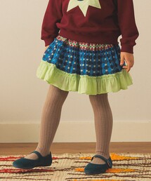 こども ビームス（コドモビームス）の「総柄 ティアード スカート2025FW（90～140cm）（スカート）」