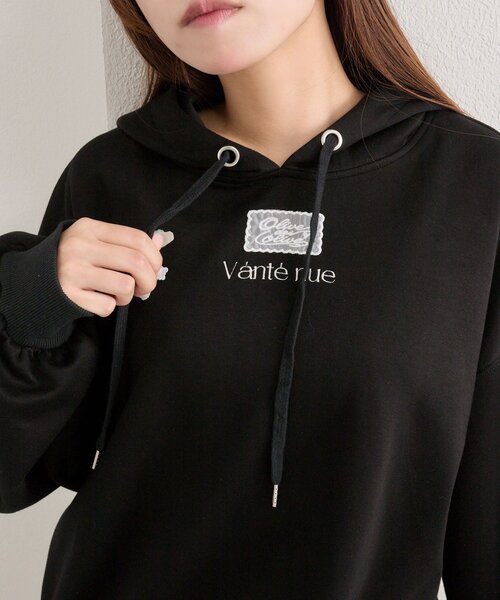 OLIVE des OLIVE（オリーブデオリーブ）の「【SNSで話題】ゆるたぽパーカー（パーカー・レディース・ピンク/オフホワイト/トップグレー/ブラック・FREE）」の19枚目の写真