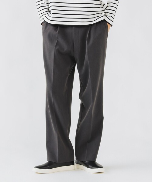 BEAMS HEART(ビームスハート)の「セミワイド イージー スラックス(スラックス・メンズ・オリーブ/グレー・SMALL/MEDIUM/LARGE/X-LARGE)」の2枚目の写真