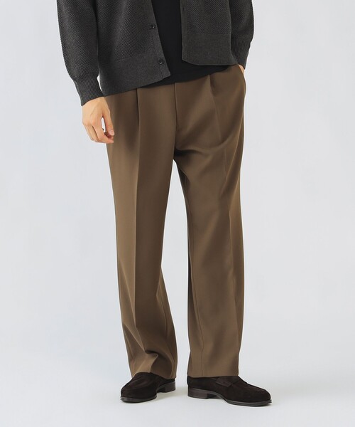 BEAMS HEART(ビームスハート)の「セミワイド イージー スラックス(スラックス・メンズ・オリーブ/グレー・SMALL/MEDIUM/LARGE/X-LARGE)」の1枚目の写真