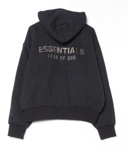 FOG ESSENTIALS（エフオージーエッセンシャルズ）の「ESSENTIALS/エッセンシャルズ/FLEECE ZIP UP（パーカー・メンズ・ブラック・S/M/L）」の2枚目の写真