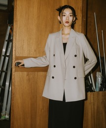 ANDRESD（アンドレスド）の「ピークド ラペル ジャケット / peaked lapel jacket（テーラードジャケット・レディース）」