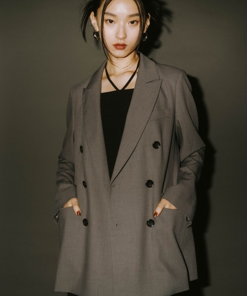 ピークド ラペル ジャケット / peaked lapel jacket（テーラード