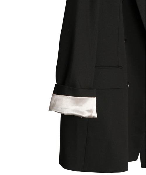 ANDRESD(アンドレスド)の「ピークド ラペル ジャケット / peaked lapel jacket(テーラードジャケット・レディース・グレー/ブラウン/ブラック/ベージュ・S/LL/L/M)」の10枚目の写真