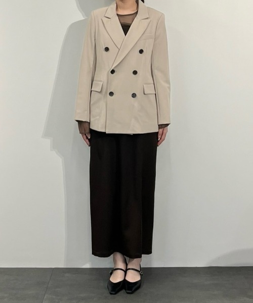 ピークド ラペル ジャケット / peaked lapel jacket（テーラード