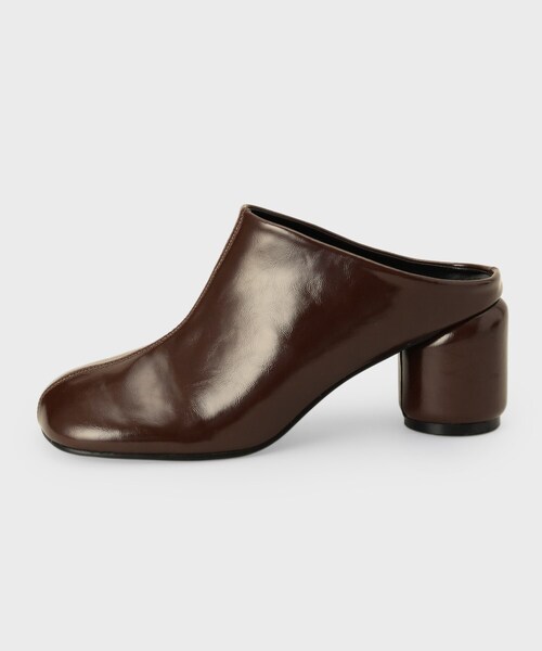 OPAQUE.CLIP（オペークドットクリップ）の「スクエアトゥチャンクミュール（サンダル・レディース・ブラック/ブラウン系その他・03/02）」の5枚目の写真