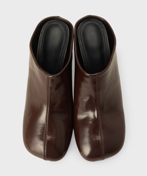 OPAQUE.CLIP（オペークドットクリップ）の「スクエアトゥチャンクミュール（サンダル・レディース・ブラック/ブラウン系その他・03/02）」の7枚目の写真