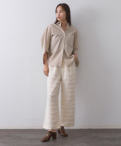 OPAQUE.CLIP（オペークドットクリップ）の「スクエアトゥチャンクミュール（サンダル・レディース・ブラック/ブラウン系その他・03/02）」の9枚目の写真