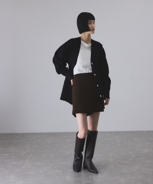 ADAM ET ROPE'（アダムエロペ）の「ラップベルトショートパンツ（その他パンツ・レディース・ダークブラウン/ブラック・38/36）」の17枚目の写真