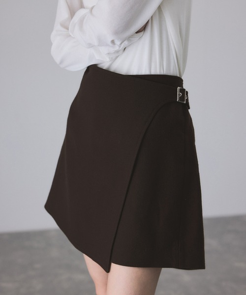 ADAM ET ROPE'（アダムエロペ）の「ラップベルトショートパンツ（その他パンツ・レディース・ダークブラウン/ブラック・38/36）」の10枚目の写真