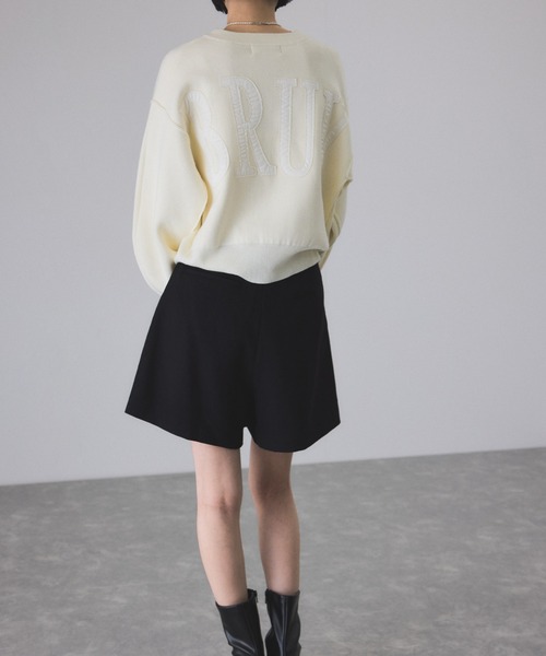 ADAM ET ROPE'（アダムエロペ）の「ラップベルトショートパンツ（その他パンツ・レディース・ダークブラウン/ブラック・38/36）」の3枚目の写真