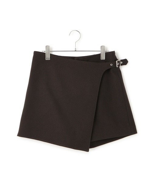 ADAM ET ROPE'（アダムエロペ）の「ラップベルトショートパンツ（その他パンツ・レディース・ダークブラウン/ブラック・38/36）」の4枚目の写真