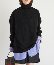IENA | Fineニュージーウール ハイネックプルオーバー(ニット/セーター)