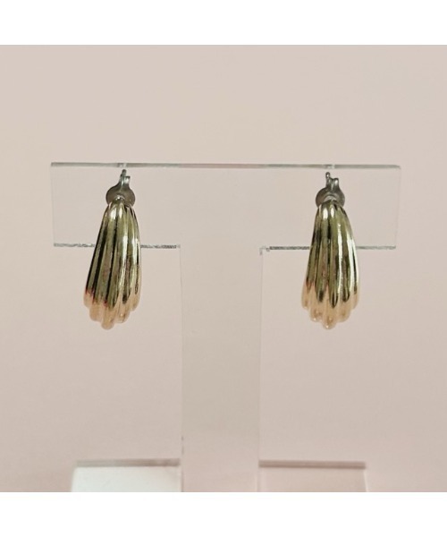 tone(トーン)の「【Seolrem】メタルシンプルハーフフープピアス(MA)(ピアス(両耳用)・レディース・シルバー/ゴールド・FREE)」の6枚目の写真