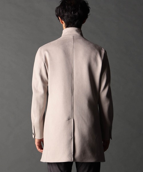 NICOLE CLUB FOR MEN(ニコルクラブフォーメン)の「ベストライナー付き スタンドコート(その他アウター・メンズ・シルバーグレー/グレー系その他/ブラック・MEDIUM/X-LARGE/LARGE)」の6枚目の写真