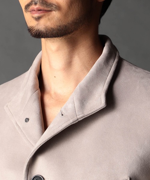 NICOLE CLUB FOR MEN(ニコルクラブフォーメン)の「ベストライナー付き スタンドコート(その他アウター・メンズ・シルバーグレー/グレー系その他/ブラック・MEDIUM/X-LARGE/LARGE)」の8枚目の写真