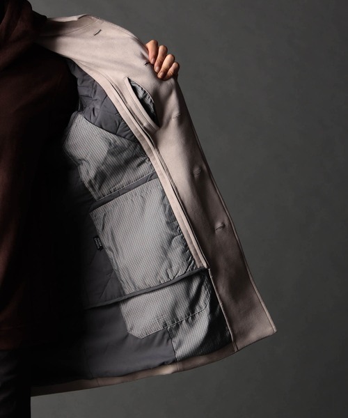 NICOLE CLUB FOR MEN(ニコルクラブフォーメン)の「ベストライナー付き スタンドコート(その他アウター・メンズ・シルバーグレー/グレー系その他/ブラック・MEDIUM/X-LARGE/LARGE)」の16枚目の写真