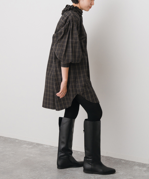 crinkle crinkle crinkle 別注frill coller shirts*（シャツ/ブラウス