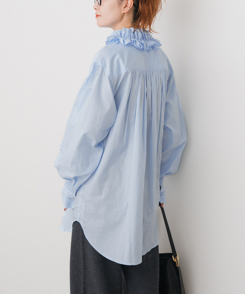 【新品／難あり】crinkle crinkle crinkle ブラウス crinkle crinkle crinkle 別注frill coller shirts*（シャツ