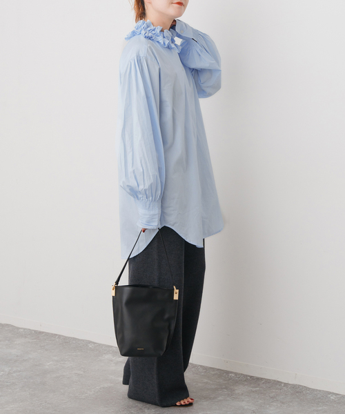 crinkle crinkle crinkle 別注frill coller shirts*（シャツ/ブラウス