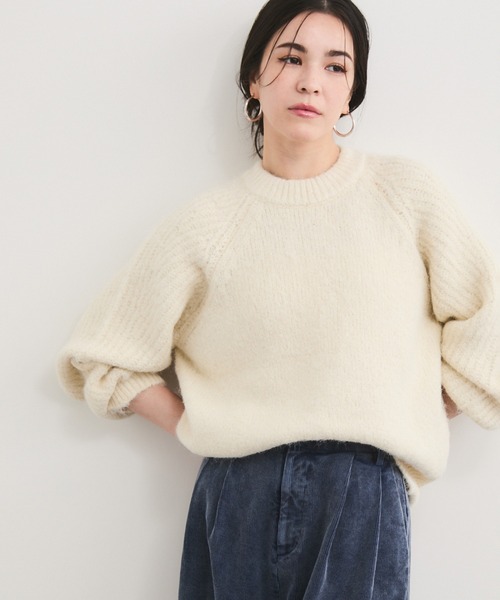 シェットランド風ニットプルーオーバー（ニット/セーター）｜LE CERCLE