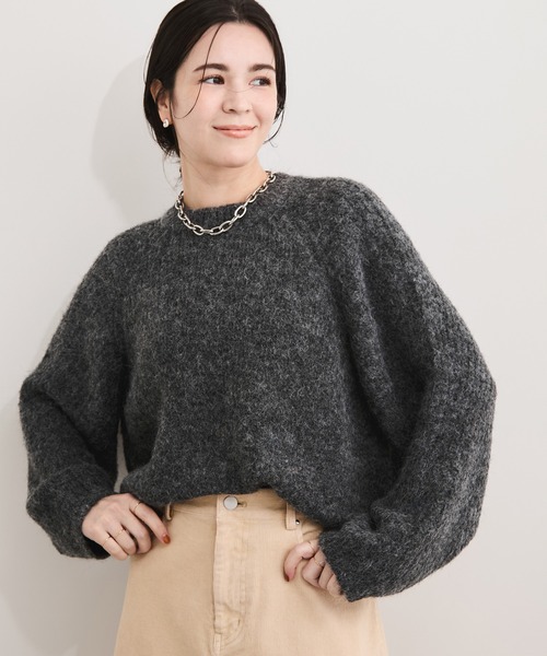 シェットランド風ニットプルーオーバー（ニット/セーター）｜LE CERCLE